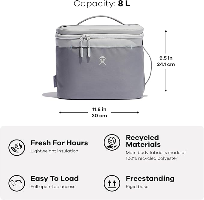 Hydro Flask Lunch Bag – Insulated Adult Lunch Cooler for Men and Women 8 L Agave