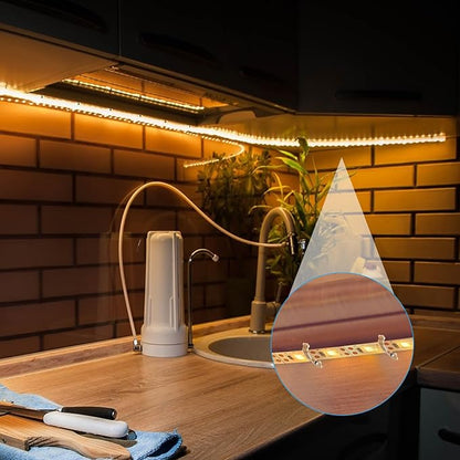 100 Pcs Strip Light Mounting Brackets, 10mm Outdoor LED Strip Light Mounting Clips, Led Light Strip Clips, One-Side Fixing Clips Brackets for 10mm Wide Waterproof Strip Lights, with 100 Screws