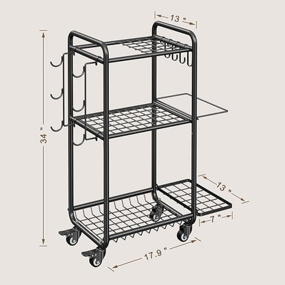 Multi-Functional Home Gym Storage Rack - Yoga Mat Storage Rack, Dumbbell Weight Rack & Workout Equipment Storage with Heavy-Duty Steel Construction for Gym Fitness Organizer