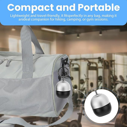 Jewelry Storage Box Case Gym Storage Jewelry Storage Box Case, Ring Organizer Container with Protective Sponge,Jewelry Care Protective Ring Holder with Keychain (YT-1-Tier Silver with Black)
