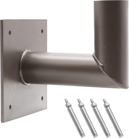 Wall Mount Bracket Accessories 90 Degree, Tenon Adapter for Wall Bracket with Slip Fitter Mount(2 3/8inch)