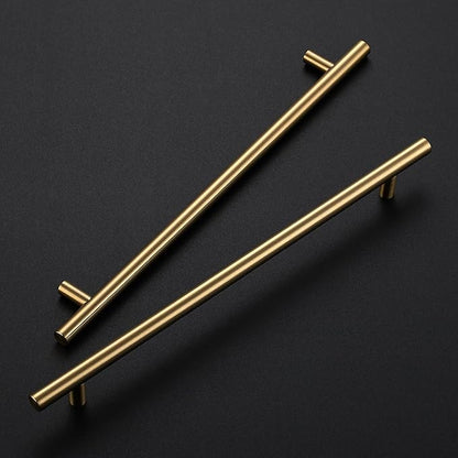 JOY DECOR 30 Pack Champagne Bronze Cabinet Pulls – 12-1/2 Inch Length, 10 Inch (256mm) Hole Center – Stainless Steel Kitchen Cabinet Handles for Drawer and Cupboard