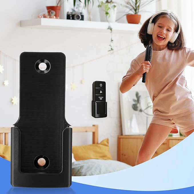 Saillong Ceiling Fan Remote Holder Wall Mount Compatible with Hampton Bay Ceiling Fan Remote Control Bracket Compatible with TX028C-S 98130 KUJCE10320/TR222A, 2AAZPHD3/HD3, 98130 KUJCE10318