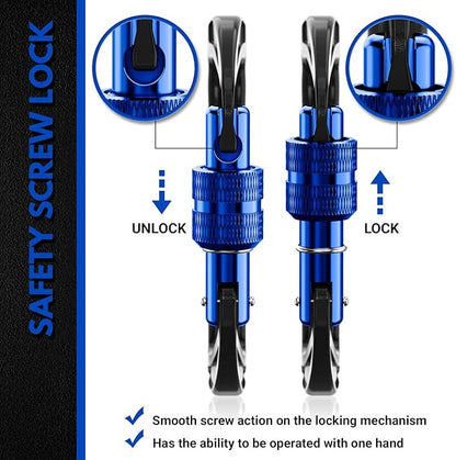 12kN (2697 lbs) Heavy Duty Carabiner Clips, for Securing Pets, Outdoor, Camping, Hiking, Hammock, Dog Leash Harness, Keychains