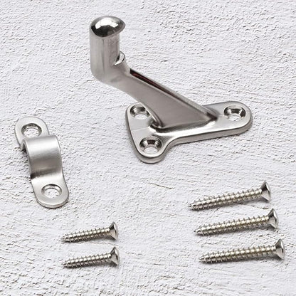 Triumph Hardware,3 Pack,3" Heavy Duty Handrail Bracket Brushed Nickel,Stair Railing Bracket