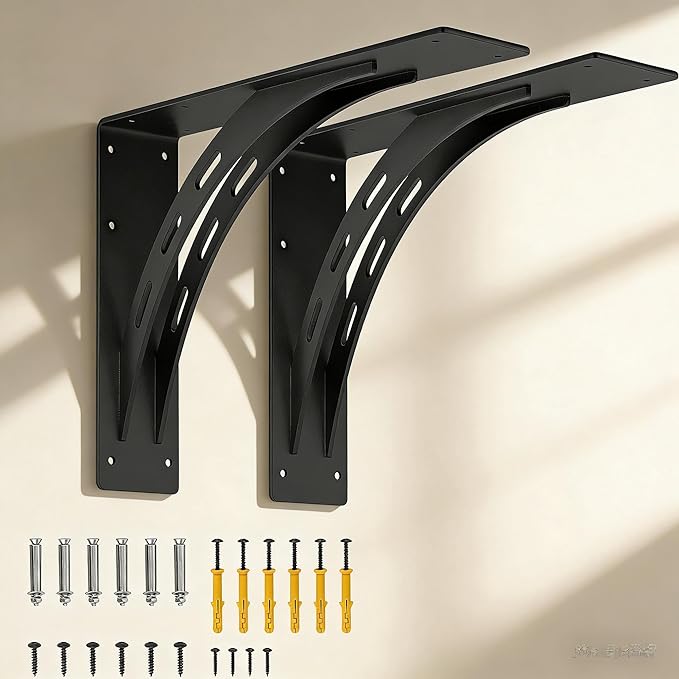 30 INCHX 19 INCH Heavy Duty Bracket,Granite Countertop Support Brackets, Heavy Duty Shelf Brackets , Max Load 1100 Lbs ,Mantel Brackets (Set of 2) - (30" x 18.8")