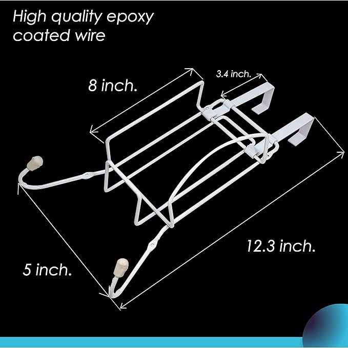 Over The Door Iron Board Caddy - Iron and Ironing Board Storage Organizer, for Y Leg Ironing Board