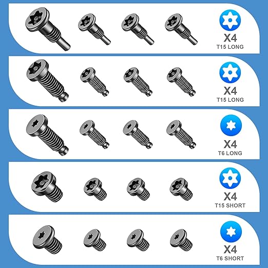 20Pcs Security Screws for Camera Doorbell Screws Replacement with Video Doorbell 2/3/4/Pro 2, CTYUKHS