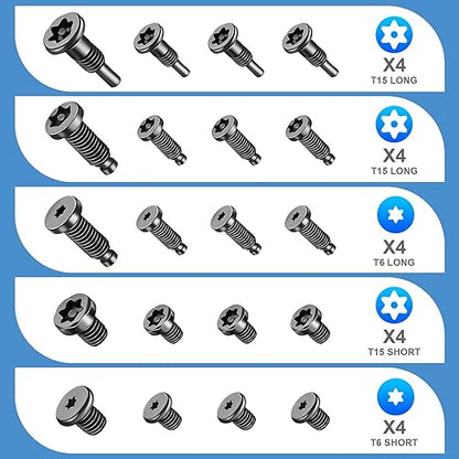 20Pcs Security Screws for Camera Doorbell Screws Replacement with Video Doorbell 2/3/4/Pro 2, CTYUKHS
