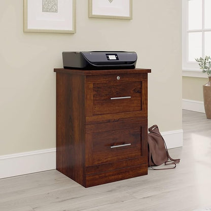 Realspace® 17" D Vertical 2-Drawer File Cabinet, Mulled Cherry