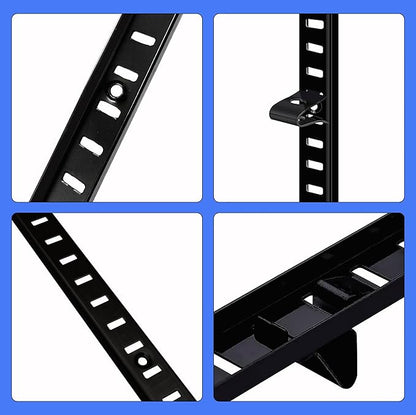 Adjustable Shelf Bracket 40 Inch 8 Pack Shelf White Pilaster Strips Shelf Rail Shelf Track Adjustable Wall Shelves Shelf Standards and Supports for Cabinet Closet Organization