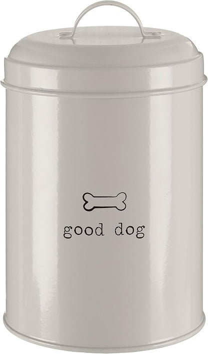 Premier Housewares Adore Pets Good Dog Food Storage Canister, 1.2 L - Natural
