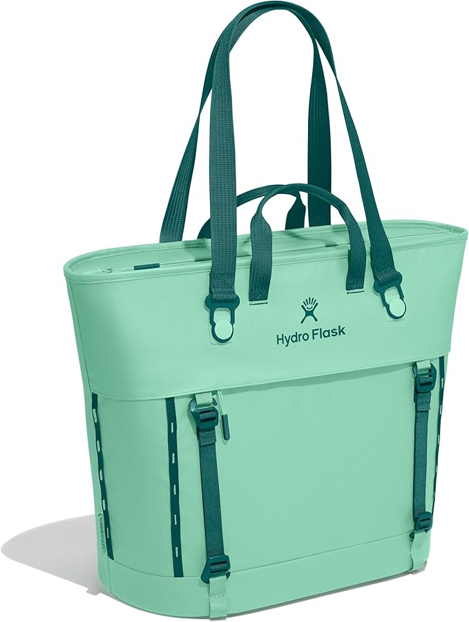 Hydro Flask Carryout Tote - Insulated Tote Bag - 30 L Capacity in Mermaid Green