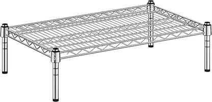 18" x 30" x 8" Chrome Wire Storage Shelf, Dunnage Rack, Commercial 1 Tier Small Shelf