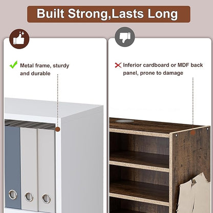4-Cube Storage Organizer, Modern Cube Shelf, Small Bookshelf Storage Unit, Open Cubicle Bookcase for Living Room, Bathroom, Entrance Hall, Entryway