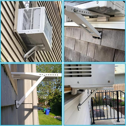 Window Air Conditioner Support Bracket , Window AC Bracket Light Duty,Universal AC Support Bracket Up to 165 lbs (Patent)
