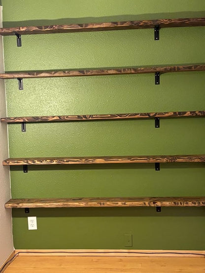 10 inch x 6 inch Shelf Support Bracket Heavy Duty, L Shelf Brackets ,max Load 300lbs, , Metal Brackets for Shelves, Counter top Bracket ,Corner Brace,Pack of 4. (10 "x 6 " Supporting Bar)