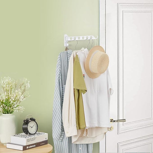 JOOM Laundry Drying Rack Wall Mounted Clothes Drying Rack Clothes Hanger White
