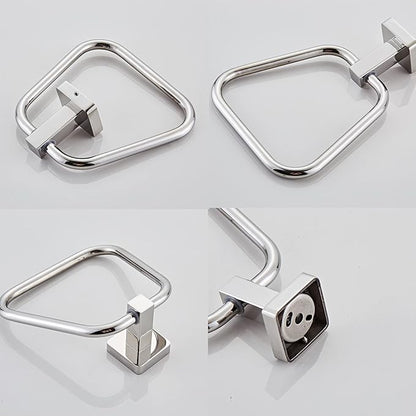 Chrome Towel Ring for Bathroom, Kitchen Bath Towel Holder Hangers Wall Mount Heavy Duty Stainless Steel