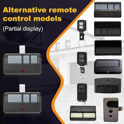 893LM 893Max 971LM for LiftMaster Chamberlain Craftsman Garage Door Opener Remote, 3-Button 120ft Range Rolling Code Replacement Remote, 41A5034 Safety Sensor Kit Compatible
