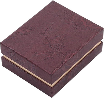 kilofly Genuine Leather Double Lipstick Case Cosmetic Makeup Holder + Gift Box