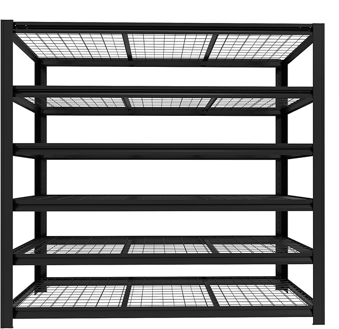 Garage Shelving, Heavy Duty Storage Shelves Metal Shelf Unit Adjustable Industrial Storage Racks for Shop,Warehouse,Basement (84 * 55 * 24, 6)