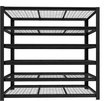 Garage Shelving, Heavy Duty Storage Shelves Metal Shelf Unit Adjustable Industrial Storage Racks for Shop,Warehouse,Basement (84 * 55 * 24, 6)