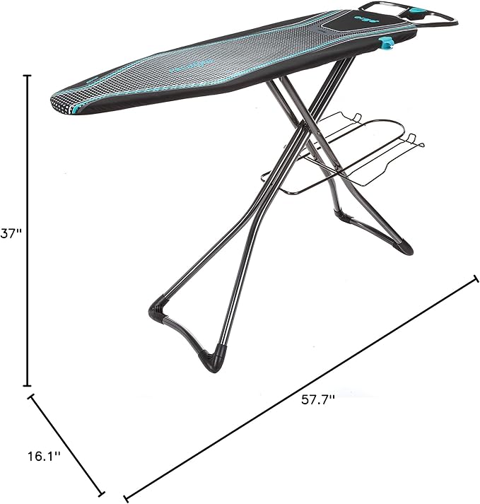 Minky Homecare Ergo Plus Ironing Board, 48" x 15", Black Multi