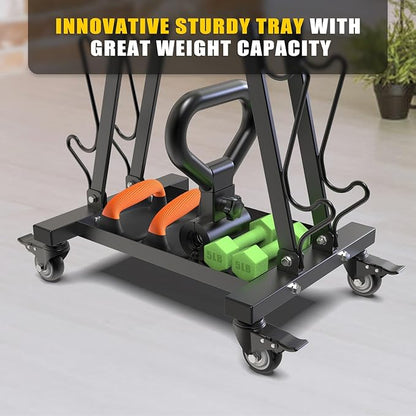 Kipika Heavy Duty 3 Tier Dumbbell Rack Multifunctional, Weight Rack for Dumbbells, Home Gym Equipment, Suitable for Storage of Dumbbell, Kettle Bell, Barbell Plate, Barbell Bar