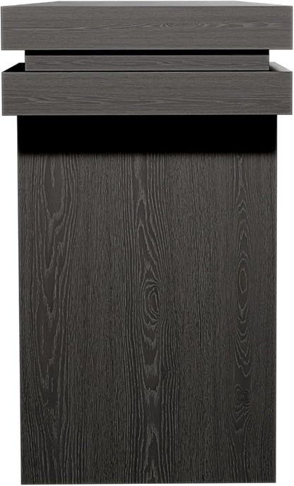 66" Extra Wide Real Wood Veneered Console Table,Minimalist Sofa Behind Couch Table for Entryway,Hallway,Living Room,Home Office,Black