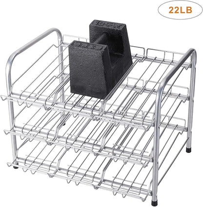 Rice rat Can Organizer for Pantry, Can Rack Can Storage Dispenser for Canned Food (3 tiers)