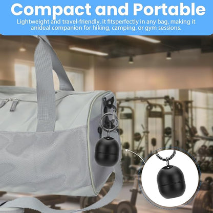 Jewelry Ring Holder Keychain,Portable Travel Sports Ring Keeper Case,Mini Small Versatile Carrying Display Storage Organizer Box With Key Chain