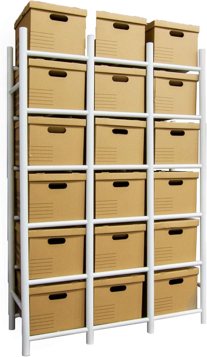PROSLAT Bin Warehouse Rack – 18 Filebox