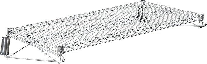 Heavy Duty Chrome Wire Storage Wall Shelf (14" x 36")