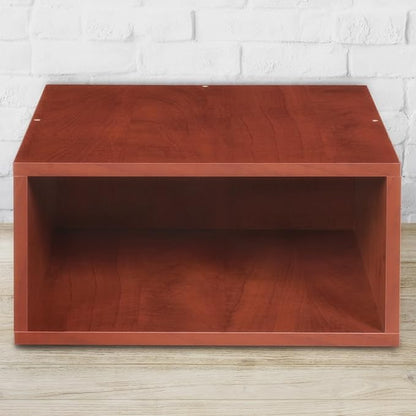 Niche Cubo Half Size Stackable Storage Cube- Warm Cherry (PC1206WC)