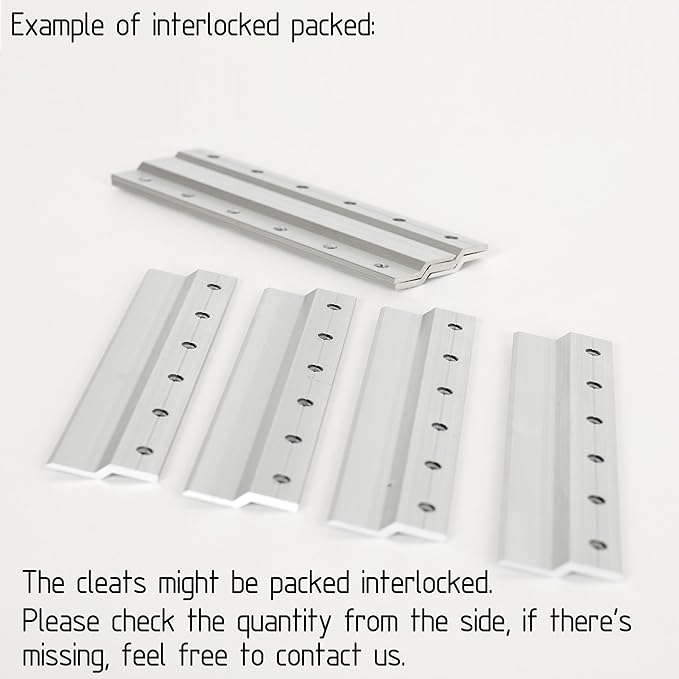 Z-Hanger Picture Hanging Kit 12 Inch - 2 Pairs - Z Bar Clips for Mirror Wall Frame Mounting Hardware,French Cleat Hangers 60 Lbs,Z Bracket Alloy Picture Hangers Kit for Headboard Cabinet,Art