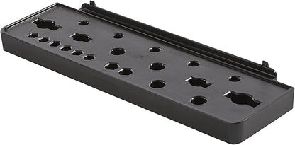 Rubbermaid FastTrack Wall Tool Tray, Black, Garage Organization System, Easy Wall Mount Tray for Tool Storage, Easy Assembly