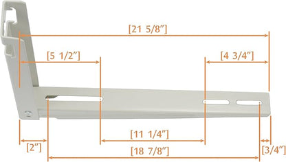 JEACENT Outdoor Wall Mounting Bracket for Ductless Mini Split Air Conditioner Heat Pump Systems, Universal, 9000-36000 Btu Condenser