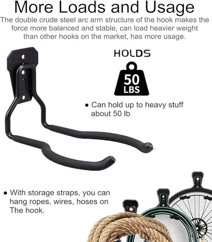 GS Alderaul Garden Power Tool Hanger, String Trimmer Bracket, Weedeater Hanger for Garage Wall, Weed Trimmer Wall Mount, Weed Wacker Storage Hook for Brush Cutter