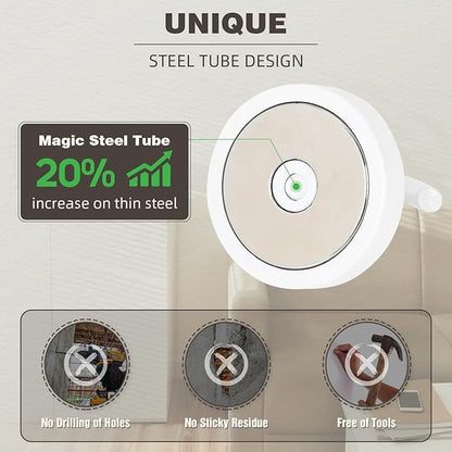 Neosmuk Magnetic Hooks, Cruise Ship Essentials, 100lb+ Heavy Duty Magnetic Hooks for Cruise Cabins, Refrigerator, Grill, Hanging, and Travel | Extra Strong Must-Haves Magnet Hook,White, 5 Pack