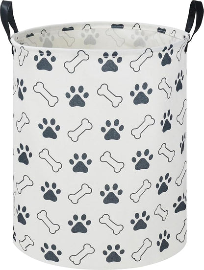 Kids Laundry Hamper,Laundry Basket,Baby Boy Nursery Hamper,Waterproof Storage Bin,Clothes Organizer,Toys Bin,Room Decor(Paw)