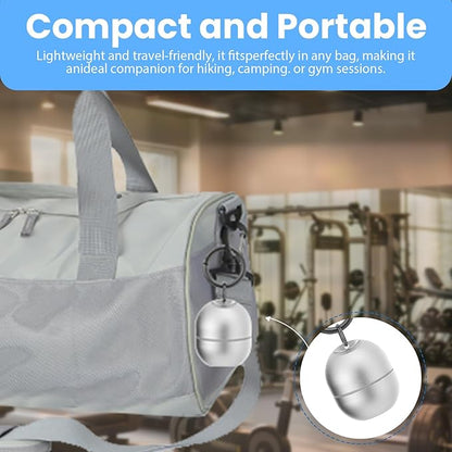 Jewelry Storage Box Case Gym Storage Jewelry Storage Box Case, Ring Organizer Container with Protective Sponge,Jewelry Care Protective Ring Holder with Keychain((1-Tier Silver)