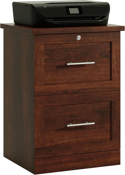 Realspace® 17" D Vertical 2-Drawer File Cabinet, Mulled Cherry