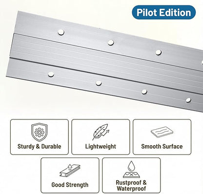 French Cleat Picture Hanger 30 Inch, Pilot Edition, Heavy Duty Z Bar Hanger with Smart Alignment Design, 200 lbs Mirror Mounting Hardware for Cabinets, Shelves & Wall Décor