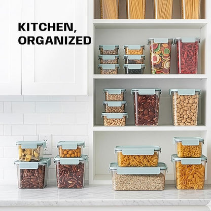 LocknLock HPL406 Classic-Plus Plastic Food Storage Container with Lid for Kitchen, Lunch, Meal Prep, and Leftovers, BPA-Free, Airtight, Leakproof, Microwave, Dishwasher, Freezer-Safe, 2.1L
