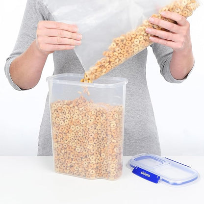Sistema KLIP IT PLUS Cereal Storage Container | Airtight 4.2 Litre Food Pantry Storage Container | 4.2L | BPA-Free