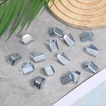 15pcs Cabinet Shelf Clips, Wire Shelf Clips, Metal Shelving Clip, Bracket Replacement for Garage Cabinets, Removable Metal Support Clip, Shelving to Hold Shelves, Storage Cabinet Bracket Replacement