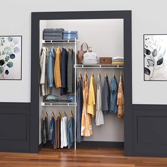 CLOSETMAID White Closet Organ Kit, 5'