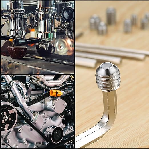 240 Pcs Set Screws Assortment Kit (M3, M4, M5, M6, M8) with Allen Keys–Durable Metric Cup Point 304 Stainless Steel for Bathroom Fixtures, Light Fixture Screws,Door Knobs, Faucets, Plumbing, and More