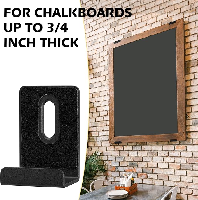6Pcs Metal Mirror Clips Wide Channel Mirror Hanger Clip Large Heavy Clips for Mirrors with Screw Mirror Clips for Wall Mounting Mirror Billboard Displays Tile Display